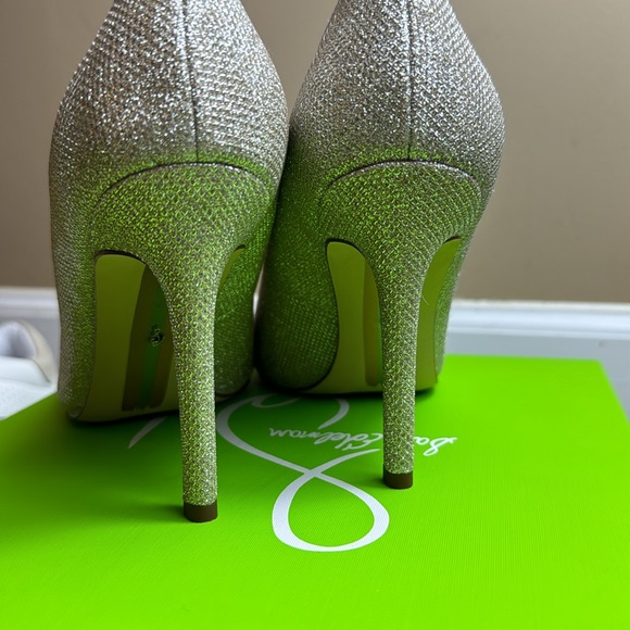 NWTIB - Sam Edelman Womens Hazel Pointed Toe Pump, Gold Mesh - Size 8 😍 - Picture 12 of 17